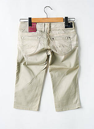 Bermuda stretch taille ajustable vert PEPE JEANS fille