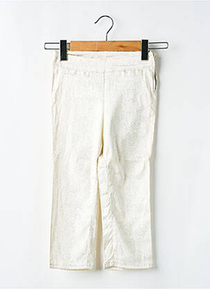 Corsaire stretch blanc CIMARRON fille
