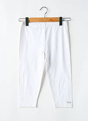 Corsaire stretch taille élastique blanc PEPE JEANS fille