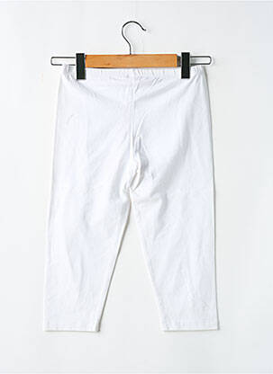 Corsaire stretch taille élastique blanc PEPE JEANS fille