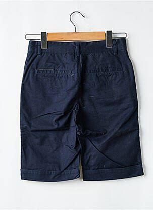 Bermuda tissage popeline taille normale bleu ELEVEN PARIS homme