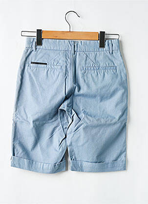 Bermuda tissage popeline taille normale bleu ELEVEN PARIS homme