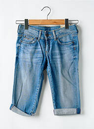 Short tissage denim bleu PEPE JEANS fille