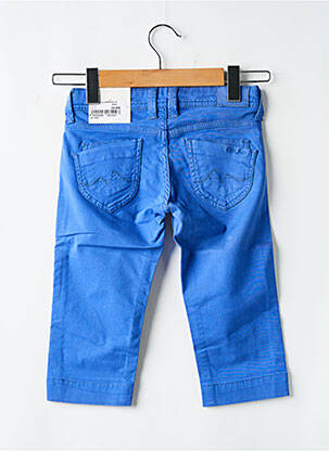 Bermuda tissage popeline bleu PEPE JEANS fille
