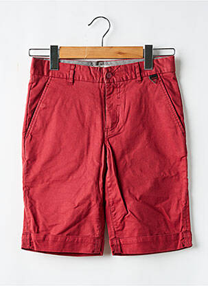 Bermuda rouge ELEVEN PARIS pour homme