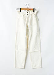 Jeans coupe droite blanc TEDDY SMITH pour fille seconde vue