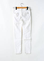 Jeans coupe slim blanc GUESS pour fille seconde vue