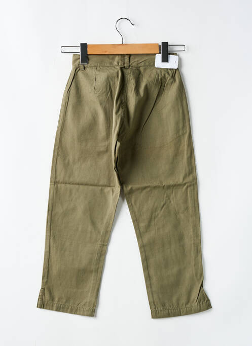Pantacourt coupe droite taille normale vert AVIATIC femme