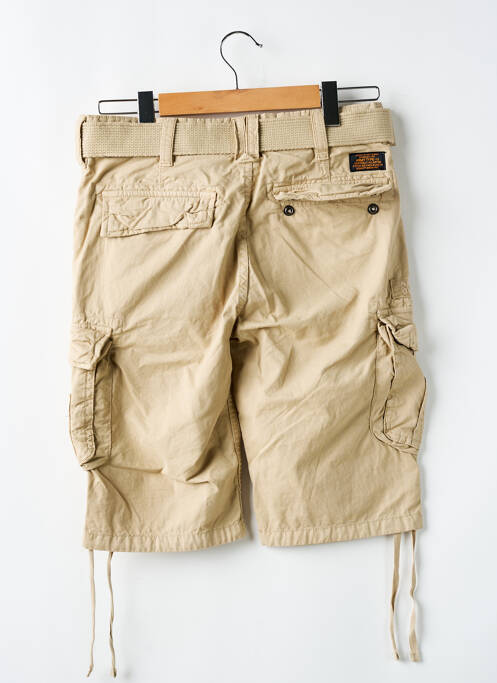 Bermuda beige SCHOTT pour homme