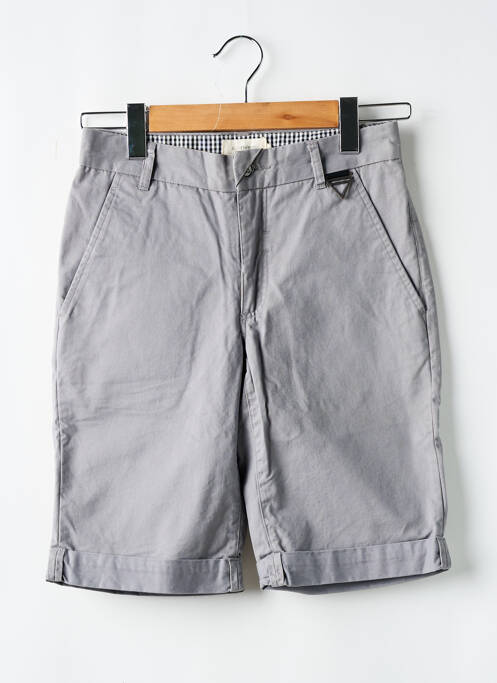 Bermuda gris ELEVEN PARIS pour homme