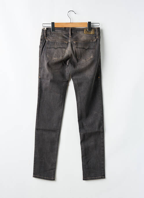 Jeans coupe slim gris DIESEL pour fille