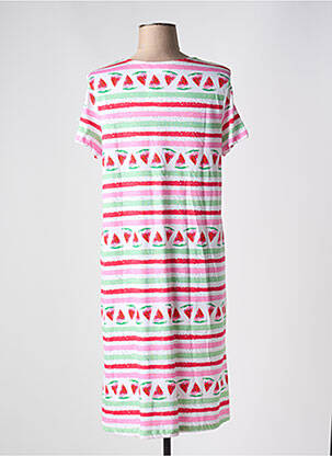 Chemise de nuit imprimé rayures rose RINGELLA femme