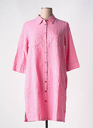 Chemise de nuit imprimé rayures rose SENORETTA femme