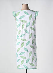 Chemise de nuit blanc EGATEX pour femme seconde vue