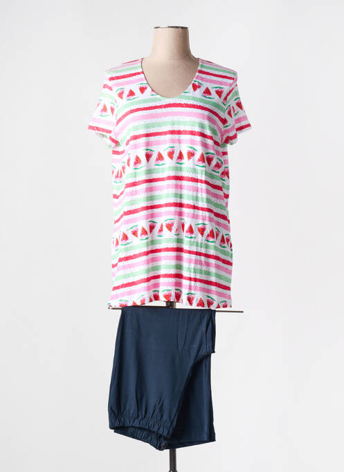 Pyjama manches courtes rose RINGELLA femme