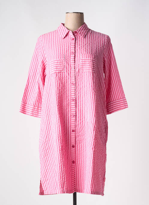 Chemise de nuit imprimé rayures rose SENORETTA femme