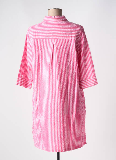 Chemise de nuit imprimé rayures rose SENORETTA femme
