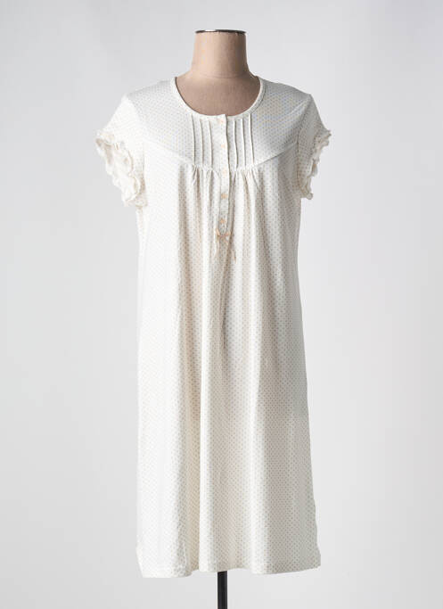 Chemise de nuit blanc RINGELLA pour femme