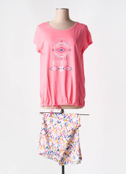 Pyjama rose MASSANA pour femme