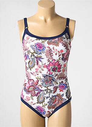 Maillot de bain 1 pièce blanc LIDEA pour femme