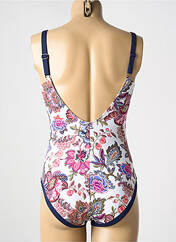 Maillot de bain 1 pièce blanc LIDEA pour femme seconde vue