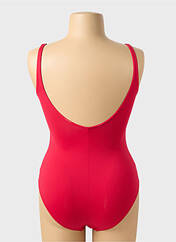 Maillot de bain 1 pièce rouge LIVIA pour femme seconde vue