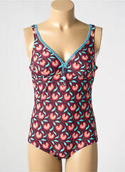 Maillot de bain 1 pièce violet ANTIGEL pour femme seconde vue