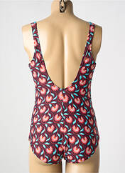 Maillot de bain 1 pièce violet ANTIGEL pour femme seconde vue