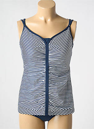 Tankini bretelles élastiquées bleu SUNFLAIR femme