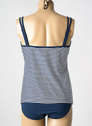 Tankini bretelles élastiquées bleu SUNFLAIR femme