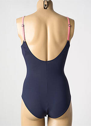 Maillot de bain 1 pièce haut soutien-gorge emboitant haut soutien-gorge emboitant bleu LIDEA femme