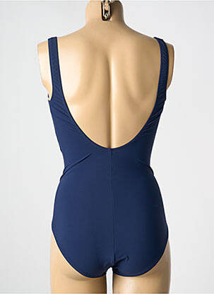 Maillot de bain 1 pièce imprimé fantaisie bleu LIDEA femme