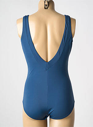 Maillot de bain 1 pièce imprimé fantaisie bleu SUNMARIN femme
