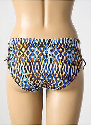 Bas de maillot de bain imprimé fantaisie culotte bleu ANTIGEL femme