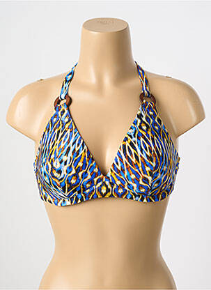 Haut de maillot de bain haut soutien-gorge emboitant haut soutien-gorge emboitant bleu ANTIGEL femme