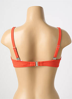 Haut de maillot de bain haut soutien-gorge emboitant haut soutien-gorge emboitant orange ANTIGEL femme