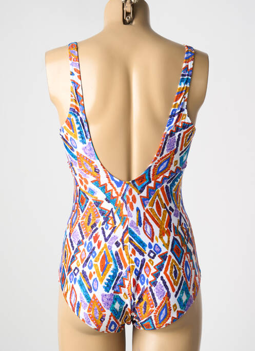 Maillot de bain 1 pièce blanc ANTIGEL pour femme