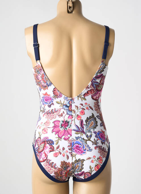 Maillot de bain 1 pièce blanc LIDEA pour femme