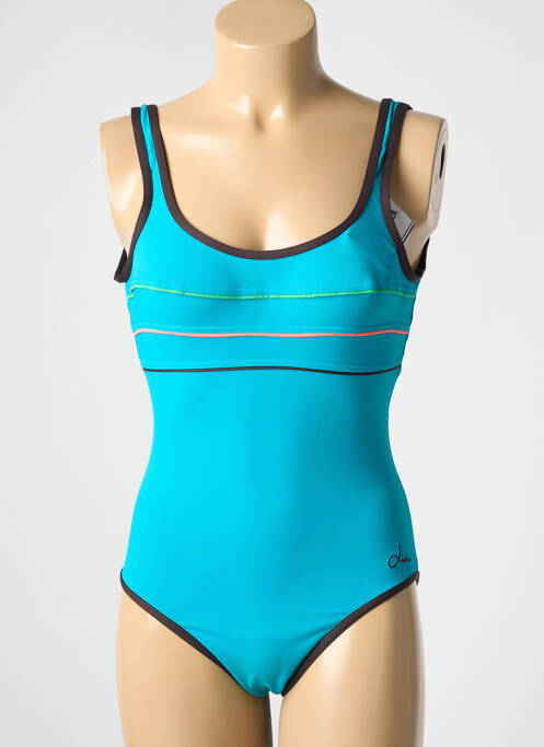 Maillot de bain 1 pièce bleu LIVIA pour femme