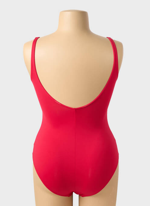 Maillot de bain 1 pièce rouge LIVIA pour femme