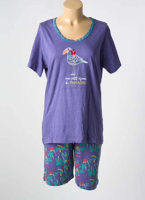 Pyjama bleu ROSE POMME pour femme