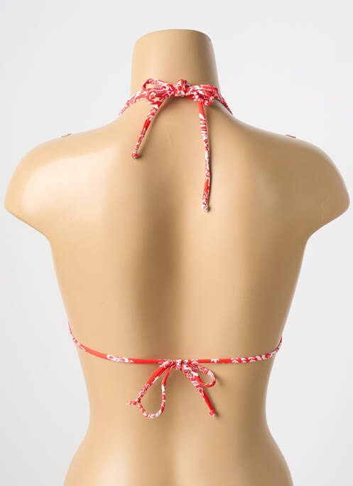 Haut de maillot de bain orange ANTIGEL pour femme