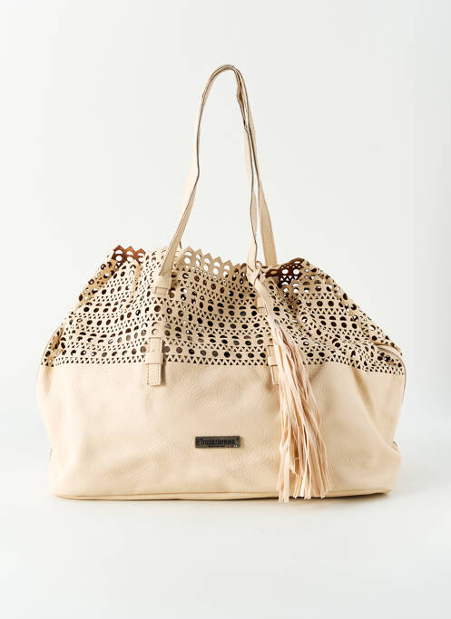 Sac beige LES TROPEZIENNES PAR M.BELARBI pour femme