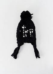 Bonnet noir CERISE pour femme seconde vue