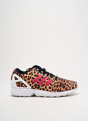Baskets bout rond talon plat jusqu'à 3cm marron ADIDAS femme