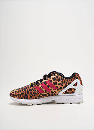 Baskets bout rond talon plat jusqu'à 3cm marron ADIDAS femme