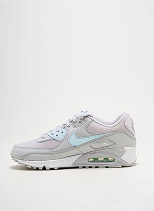Baskets bout rond talon de 4 à 6cm gris NIKE femme