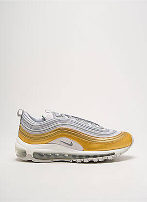 Baskets matière lisse talon de 4 à 6cm or NIKE femme