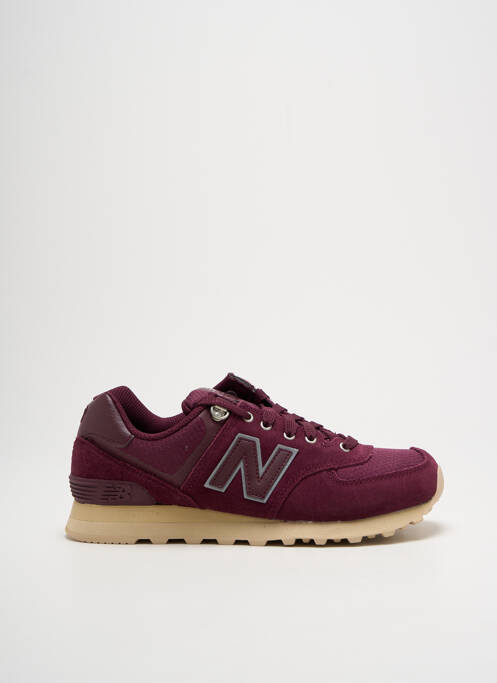Baskets tissage satiné bout rond violet NEW BALANCE homme
