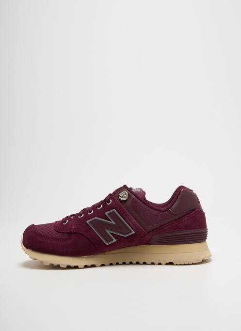 Baskets tissage satiné bout rond violet NEW BALANCE homme